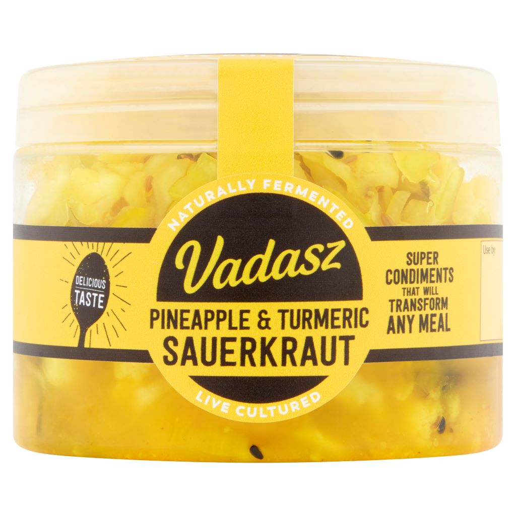 Vadasz launches new Pineapple and Turmeric Sauerkraut · Compleat Food Group